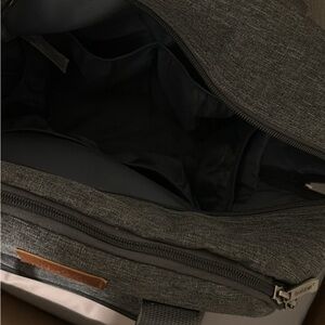 Gray diaper bag very spacious w/ changing pad not pictured